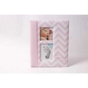 Pearhead My Memory Book Pink and White Photo Album FLAWED Cover ~ 260304-WH 1031